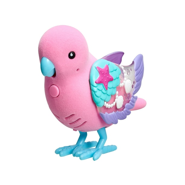 Little Live Pets Interactive Lightup Bird Electronic Pet with Cage, Shelly Shine