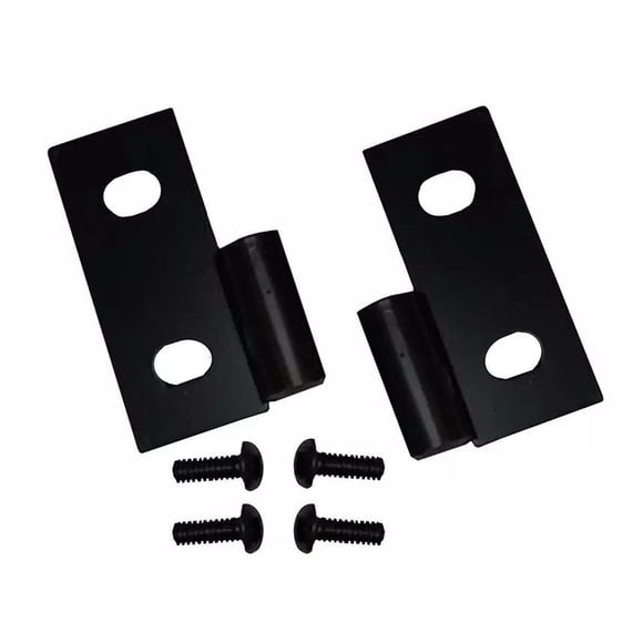 Rugged Ridge Door Hinge 11202.03 Half Door Hinge; Powder Coated; Black; Steel