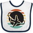 thumbnail image 3 of Inktastic Airplane Trip Vintage Travel Boys or Girls Baby Bib, 3 of 4