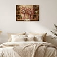 thumbnail image 5 of 1.5-Inch Thick Canvas Print Wall Art for Living Room, Bedroom, Office or Entryway – Decorative Wall Decor with Floral Vases On Wooden Shelf -24Lx 16x 1.5 in, 5 of 9