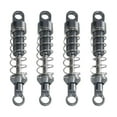 thumbnail image 3 of Kokiya 4Pcs RC Shock Absorbers Upgrades Kit Metal Spring for 1:12 Scale MN82 Model black, 3 of 5