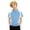 Sky Blue, variant on Boys Short Sleeve T-Shirts Kids Summer Color Block Tops (Navy 8-9)