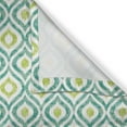 thumbnail image 4 of Ambesonne Ikat Window Valance, Vibrant Ogee Motif, 54" X 12", Mint Green Yellow Green, 4 of 5