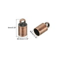 thumbnail image 2 of 100Pcs Cord End Caps 4mm End Cap Barrel Beads Kumihimo End Caps Brass for Jewelry Making 4.5mm Length Copper Tone, 2 of 5