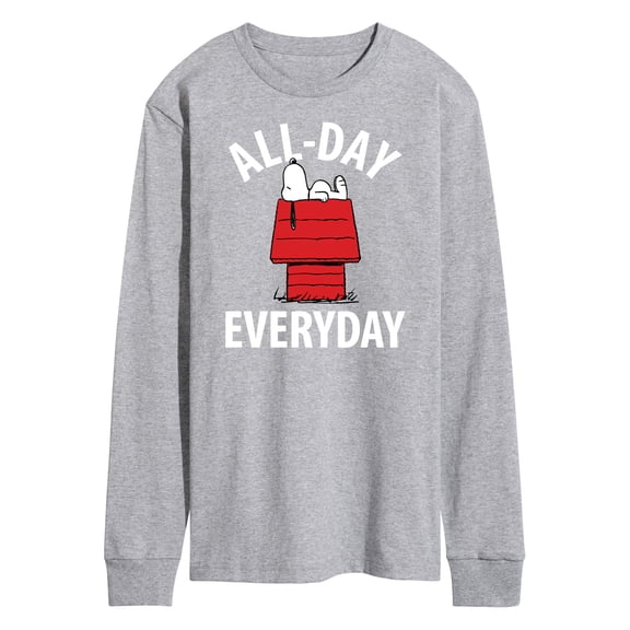 Peanuts - All Day Everyday - Men's Long Sleeve Graphic T-Shirt