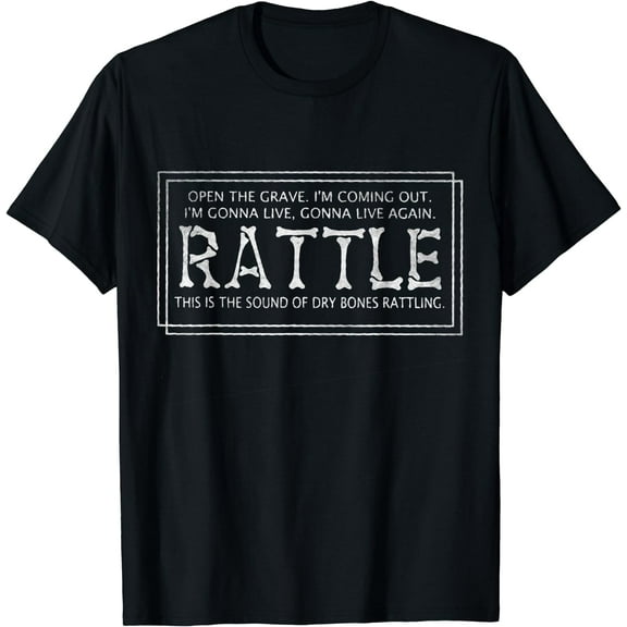 Rattle - Christian Quote Faith Elevation Inspiration Classic T-Shirt Black Small