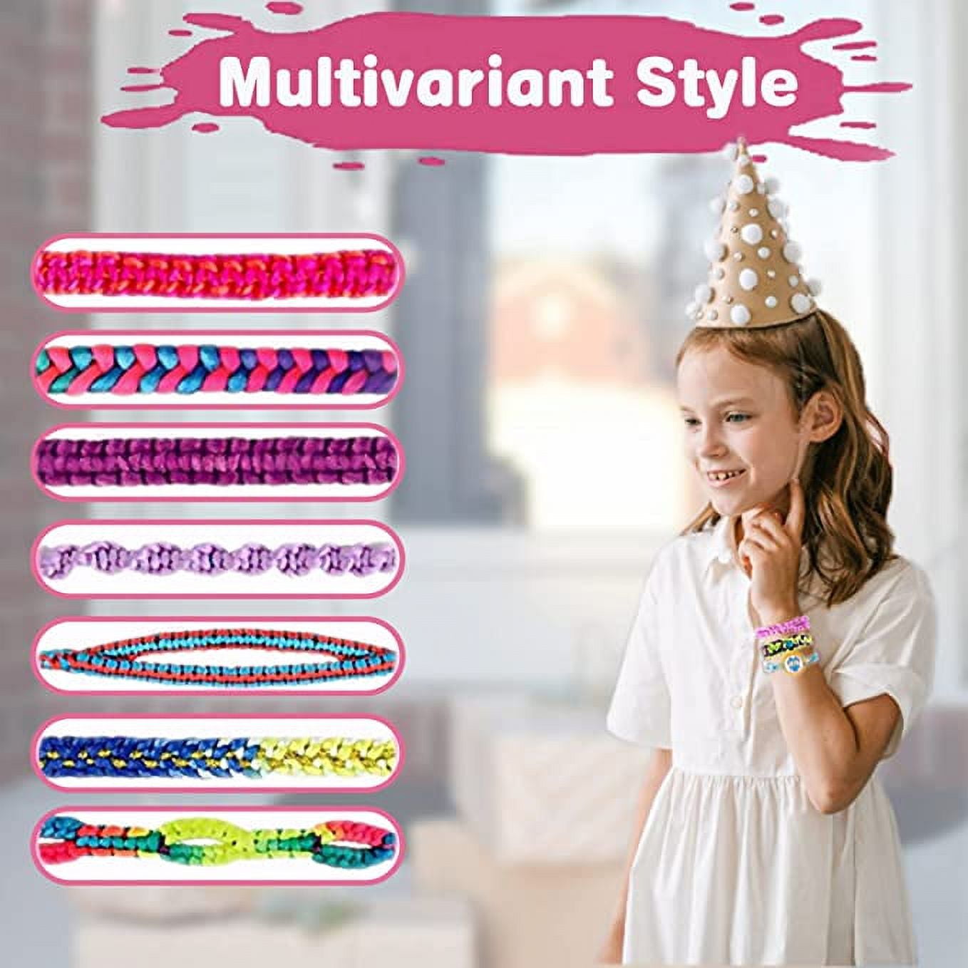 YITOHOP Loom Bands, Rubber Bands Bracelet Making Kit-Including 6000+ Loom  Bands,200 S-Clips,15 Charms,100 Beads, and More DIY Arts Crafts Tools for  5+ Year Old Girls Boys Birthday Gift