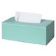 thumbnail image 1 of Caja de pañuelos de cuero PU, funda, soporte, caja de almacenamiento, caja de soporte, servilletero, organizador Verde Macarena Funda para pañuelos de escritorio, 1 of 8