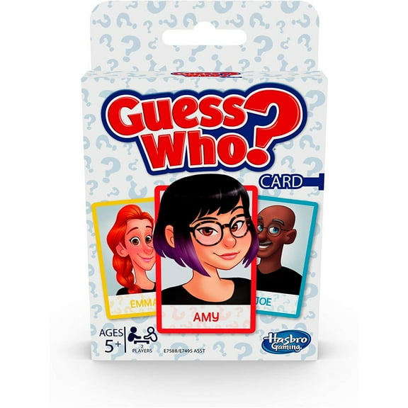 Hasbro Guess Who? Card Game, Character Cards, Ages 6 , Family Fun