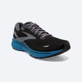 thumbnail image 3 of Brooks Men's Ghost 15 Running Shoes (Black/Blue, 10 D US), 3 of 6