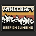 thumbnail image 2 of Mens Minecraft Keep On Climbing T Shirt, 2 of 5