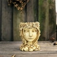 thumbnail image 1 of MesaSe Retro  Statue Succulent Flowerpot Potted Planting Container Sturdy Resin Crafts for Hotel Office Courtyard, 1 of 7
