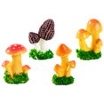 thumbnail image 2 of 4 minihongos de jardín de resina para decoración, micropaisaje de hongos, adorno de hongos, 2 of 4