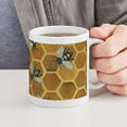 thumbnail image 6 of CafePress - Honey Bee Coffee/Tea Mug - 11 oz Ceramic Mug - Novelty Coffee Tea Cup, 6 of 6