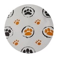 thumbnail image 2 of JEUXUS  Animal Dog Cat Paw Print Round Tablecloth Resistant Polyester Table Cover Stain Proof Decorative Fabric Table Cloth for Kitchen Dinning Party Camping, 2 of 7