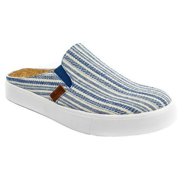 Revitalign RV4205265 Womens Esplanade Sandals, Blue Stripe - Size 6.5