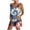 White rompers for women #3, variant on LangJing 4th of July Womens Rompers Summer Casual Loose Sleeveless Overalls Patriotic American Flag Printed Adjustable Shorts Jumpsuit with Pockets White,S