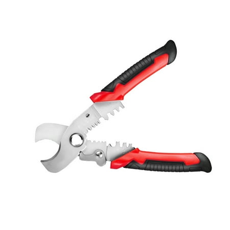 

DTOWER Wire Stripper DIY Crimping Self-adjusting Pliers Terminal Scissors Anti-slip Crimper Repairing Removal Electrician Hand Tool 7in Stripper Scissor