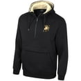 thumbnail image 2 of Men's Colosseum Black Army Black Knights Half-Zip Hoodie, 2 of 3