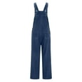 thumbnail image 4 of AnuYalue Men's Big and Tall Denim Bib Overalls Jeans Loose Fit Coveralls Fashion Workwear Baggy Jumpsuit with Pockets, 4 of 6