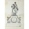thumbnail image 3 of Guillaume Boichot 17x24 Black Modern Framed Museum Art Print Titled - The City of Chalon Framing a Bust of its Men with a Reptile (1735 - 1815), 3 of 5