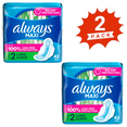 thumbnail image 4 of Always Maxi Size 2 Long Daytime Pads with Wings, Unscented, 84 Count (2-Pack), 4 of 5