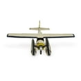 thumbnail image 6 of Contemporary Home Living 14" White and Yellow Sea Propeller Plane Tabletop Decoration, 6 of 8