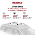thumbnail image 3 of Yakima LoadStop L-Shaped Brackets Compatible with Yakima RoundBar, Set of 4, 3 of 8