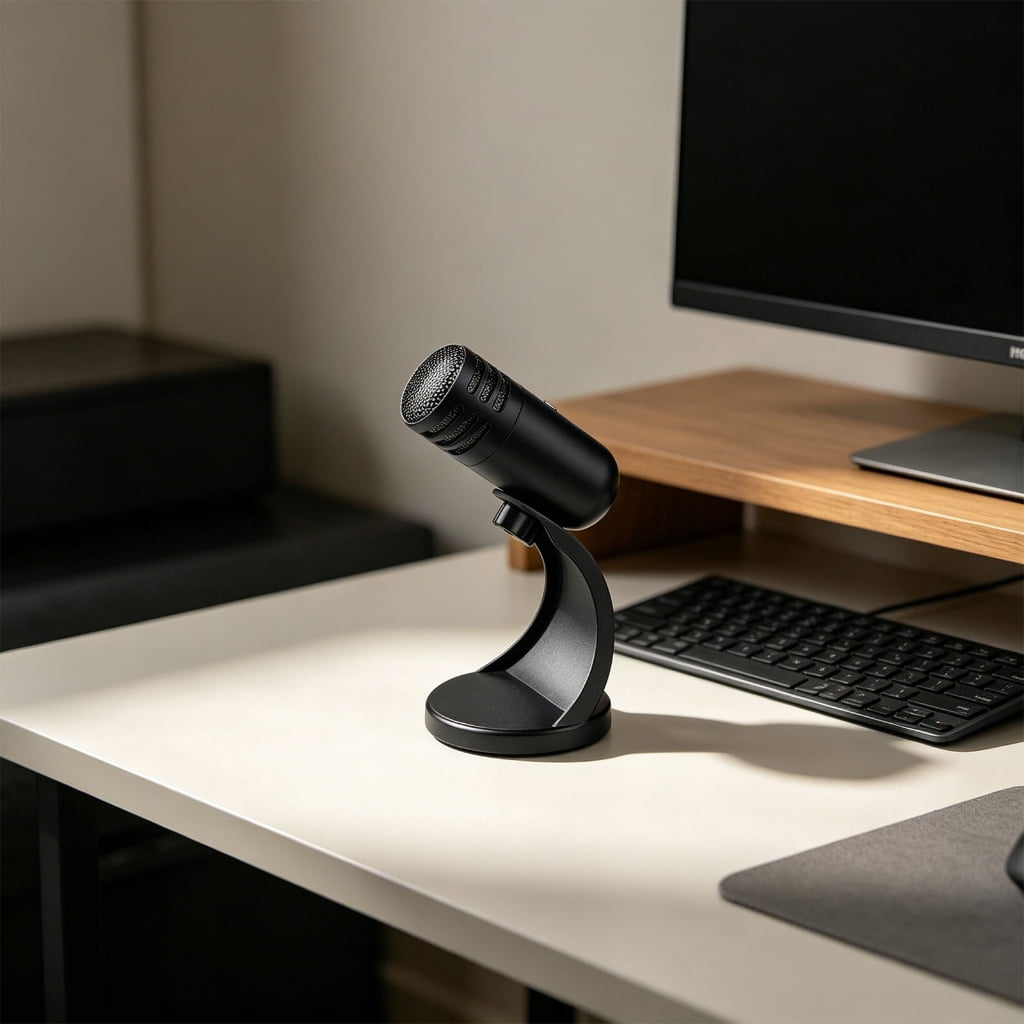 Professional USB Condenser Microphone With Wide Frequency Ranges And Durability Metal Construction Condenser Mic