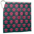 thumbnail image 2 of XMXY Red Death Skull Long Shower Curtains, Waterproof Weighted Thick Bathroom Curtain with 12 Iron Hook, 72x72 Inch, 2 of 8