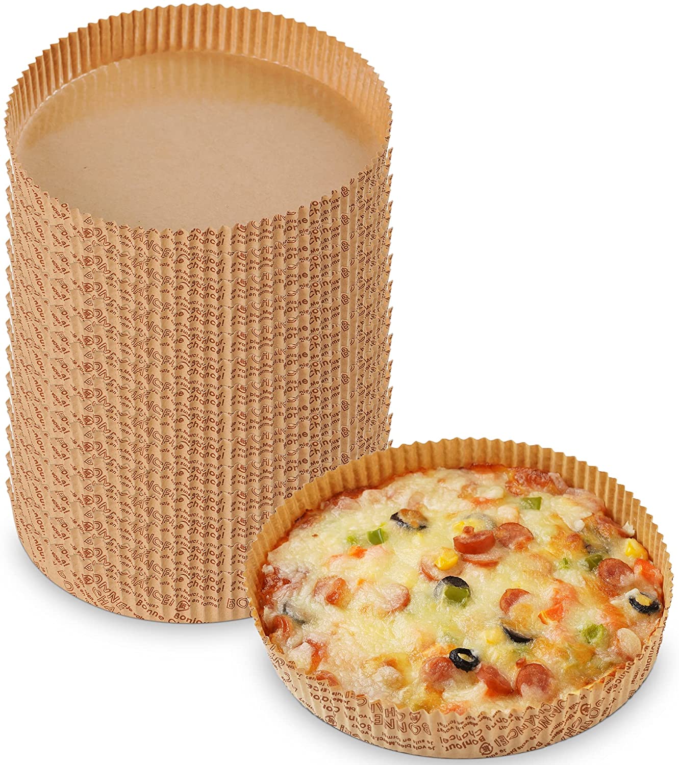 Round Paper Pan 6 Inch Cake Pan 20 pcs Disposable Pizza Rolls Pie