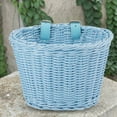 thumbnail image 3 of Hyasfey Kids Bicycle Front Wicker Basket with Adjustable Strap Toddlers Boys Girls Balance Bike Vintage Handmade Rattan Woven Storage Basket Bike Accessories, 3 of 6