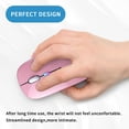 thumbnail image 3 of Mouse inalámbrico Afaartcci Bluetooth 5.2 recargable con LED, 3 of 7