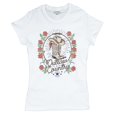 thumbnail image 5 of Outlaw Country Cowgirl Boots And Roses T-Shirt Western Rodeo Floral Cowgirl Hat Vintage Southern Rustic Women's Tee, 5 of 7