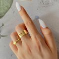thumbnail image 1 of Matching Butterfly Rings for Couples Open Cuff Lover Adjustable Jewelry Open Cuff Ring, 1 of 9