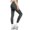 Black, variant on oqasdz Womens Leggings Lifting High Waist Tights with Double Pocket Sports Workout Yoga Pants L