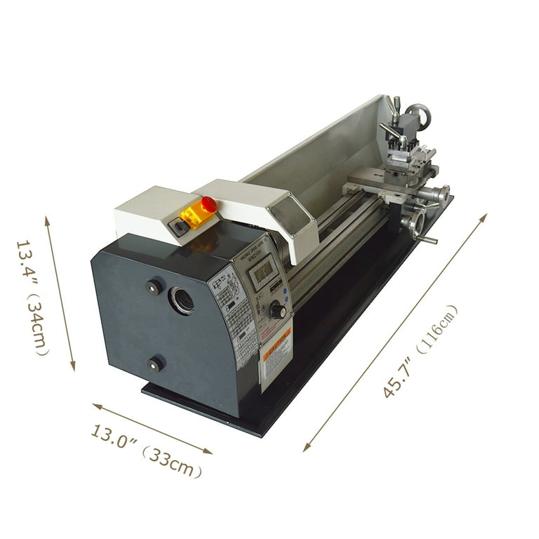 INTSUPERMAI 900W High Precision Mini Metal Lathe Machine, 8