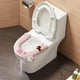 thumbnail image 4 of Asiento de Inodoro Acolchado, Calentador Suave y Almohadillado, Cubierta Sanitaria Lavable con Capa Impermeable, Cojín Cómodo para Inodoros Estándar, 4 of 5