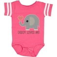 thumbnail image 3 of Inktastic Daddy Loves Me Boys or Girls Baby Bodysuit, 3 of 5