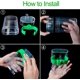 thumbnail image 3 of Dispensador de agua para jaula de pájaros, bebedero automático para pájaros, comedero para pájaros de plástico transparente, agua automática para pájaros, para aviarios, periquitos, cacatúas, loros,, 3 of 4