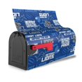 thumbnail image 4 of Funda para buzón de correo con protección solar, magnética, impermeable, con estampado de doble cara de fútbol, para jardín (varios tamaños), 4 of 8
