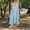 Light Blue, variant on Women Solid Cami Backless Loose Midi Dress Home Wear