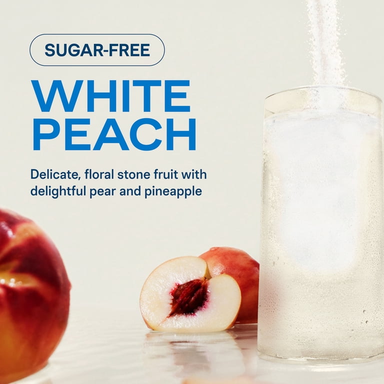 Liquid I.V. White Peach Sugar-Free Hydration Multiplier, 6 Packets photo 4