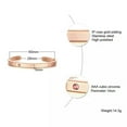 thumbnail image 2 of 5/6mm Bracelet Rose Gold Black Men Women Stainless Steel Bangle Couple Bracelets, 2 of 5