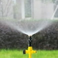 thumbnail image 6 of Spring Saving! SHENGXINY 360° Automatic Rotating Sprinkler With Adapter Full Angle Rotating Automatic Irrigation System, Garden Sprinkler, Terrace With 1-inch Adapter Yellow A, 6 of 9