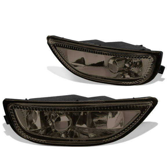 DNA Motoring FL-ZTL-206-SM For 2001 to 2002 Toyota Corolla Front Bumper Driving Fog Light Lamp Smoked Lens