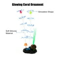 thumbnail image 4 of Unique Bargains Aquarium Simulation Coral Silicone Fluorescent Coral Glow Ornaments Fish Tank Landscape 2.72"x7.48" Blue, 4 of 6