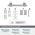 thumbnail image 5 of Amerock Davenport Chrome Pivoting Double Post Toilet Paper Holder, 5 of 8