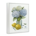thumbnail image 3 of Stupell Industries Hydrangeas & Lemons Vase Floral Painting White Framed Art Print Wall Art, 11 x 14, 3 of 8