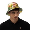 thumbnail image 6 of Kdxio Reflective Bucket Hat - Sunflower Cornflower Poppy Print Bucket Hat for Men,Women, 6 of 9